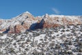 Snow Covered Winter Landscape Sedona Arizona Royalty Free Stock Photo