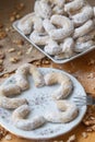 Snow crescents in traditional Hungarian version