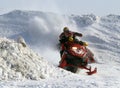 Snow cross-country race. Royalty Free Stock Photo