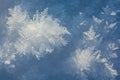 Snow crystal background