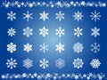 Snow crystal2 Royalty Free Stock Photo