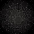 Snow crystals and doilies background. Royalty Free Stock Photo
