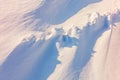 Snow curves pattern textured. Snowboarding concept. Winter sports