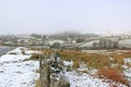 Dartmoor, Devon, in the winter Royalty Free Stock Photo