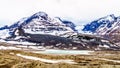 The Snow Dome and Mount Kitchener at the Columbia Icefields in Jasper National Park