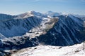 Snow-draped valley in the High Tatras, Slovakia