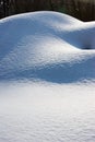 Snow dunes Royalty Free Stock Photo