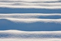 Snow dunes Royalty Free Stock Photo