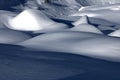 Snow dunes