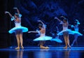 Snow elves-The first act of fourth field snow Country -The Ballet Nutcracker Royalty Free Stock Photo