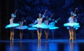 Snow elves-The first act of fourth field snow Country -The Ballet Nutcracker Royalty Free Stock Photo