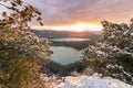 Snow& x28;f& x29;lakes Royalty Free Stock Photo