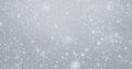 Snow fall snowflakes background, isolated overlay white snowfall light. Snow flakes falling with bokeh effect and winter glitter Royalty Free Stock Photo