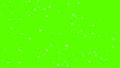 Snow fall and soft wind effect green screen