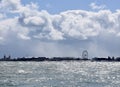 Snow Falling Over Navy Pier