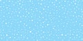 Snow Falling Seamless Pattern Christmas Background