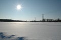 Snow field Royalty Free Stock Photo