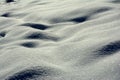 Snow field. Winter lsndscape Royalty Free Stock Photo