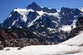 Snow fields Glaciers Mount Shuksan Washington Royalty Free Stock Photo