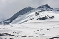 Snow fields of the Hintertux Glacier, Austria