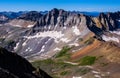 Snow Fields in the Upper San Juan Mountains Royalty Free Stock Photo