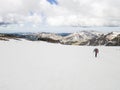 Snow Fields of Wyoming Royalty Free Stock Photo