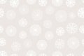 snow flake Christmas seamless pattern delicate dusty color