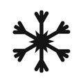 Snow Flake Vector Icon Royalty Free Stock Photo