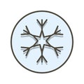 Snow Flake Vector Icon Royalty Free Stock Photo