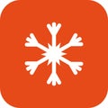 Snow Flake Vector Icon Royalty Free Stock Photo