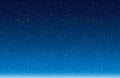 Snow Flakes Falling Against Blue background vector Royalty Free Stock Photo