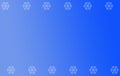 Snow Flakes On Gradient Blue Background With Space For Text