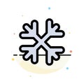 Snow, Snow Flakes, Winter, Canada Abstract Flat Color Icon Template Royalty Free Stock Photo