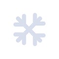 Snow, Snow Flakes, Winter, Canada  Flat Color Icon. Vector icon banner Template Royalty Free Stock Photo