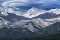 Snow Flocked Range de Cristo Mountains