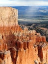Snow Flurries over Bryce Canyon in Utah Royalty Free Stock Photo