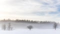 Snow fog of winter, Stockholm, Royalty Free Stock Photo