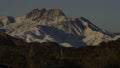 Snow on Four Peaks Arizona. Royalty Free Stock Photo