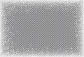 Snow frame border frost winter transparent background vector christmas white crystal blizzard. Snow frost effect frame