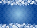 Snow frame1 Royalty Free Stock Photo