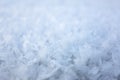 Snow frost bright abstract winter background close-up bokeh macro shot, Cold season Royalty Free Stock Photo