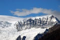 Alaska- Close Up of Snow Covered Mountains in Wrangell National Royalty Free Stock Photo