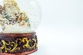 Snow globe of Christian nativity scene. Royalty Free Stock Photo