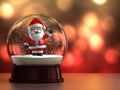 Snow globe with Santa Claus