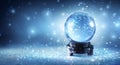 Snow Globe Sparkling Royalty Free Stock Photo