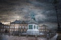 Royal Amalienborg Palace in Copenhagen Royalty Free Stock Photo