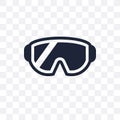 Snow Goggle transparent icon. Snow Goggle symbol design from Win