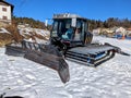 snow groomer, plow, snow mobile, snowcat Royalty Free Stock Photo