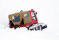 Ratrack - snow groomer - advancing in deep snow Royalty Free Stock Photo