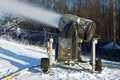Snow gun Royalty Free Stock Photo